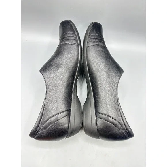 Dansko Womens Shoes 41 Franny Loafer Black Leather Comfort Shoes - Picture 8 of 8